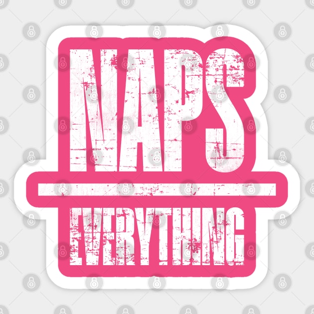 Naps Over Everything Sticker by Strong Forest